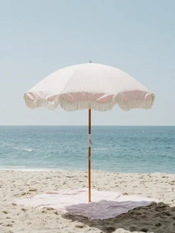 The Beach Blanket - Lauren'S Pink Stripe