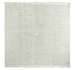 The Beach Blanket - Lauren'S Sage Stripe