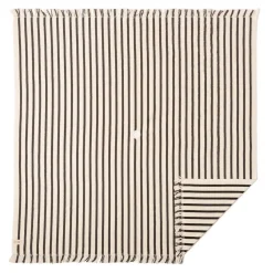 The Beach Blanket - Monaco Black Stripe