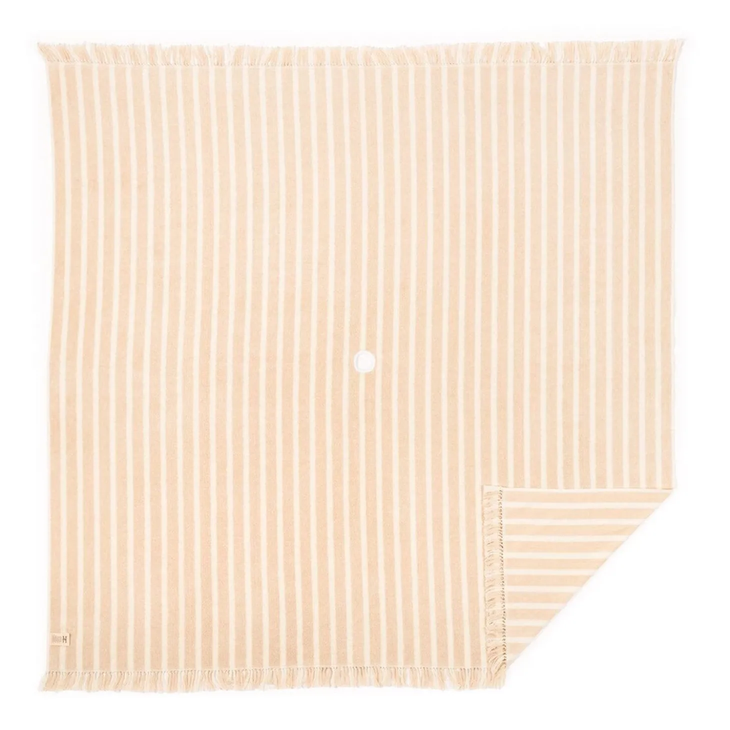 The Beach Blanket - Monaco Natural Stripe