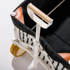 The Beach Cart - Monaco Black Stripe