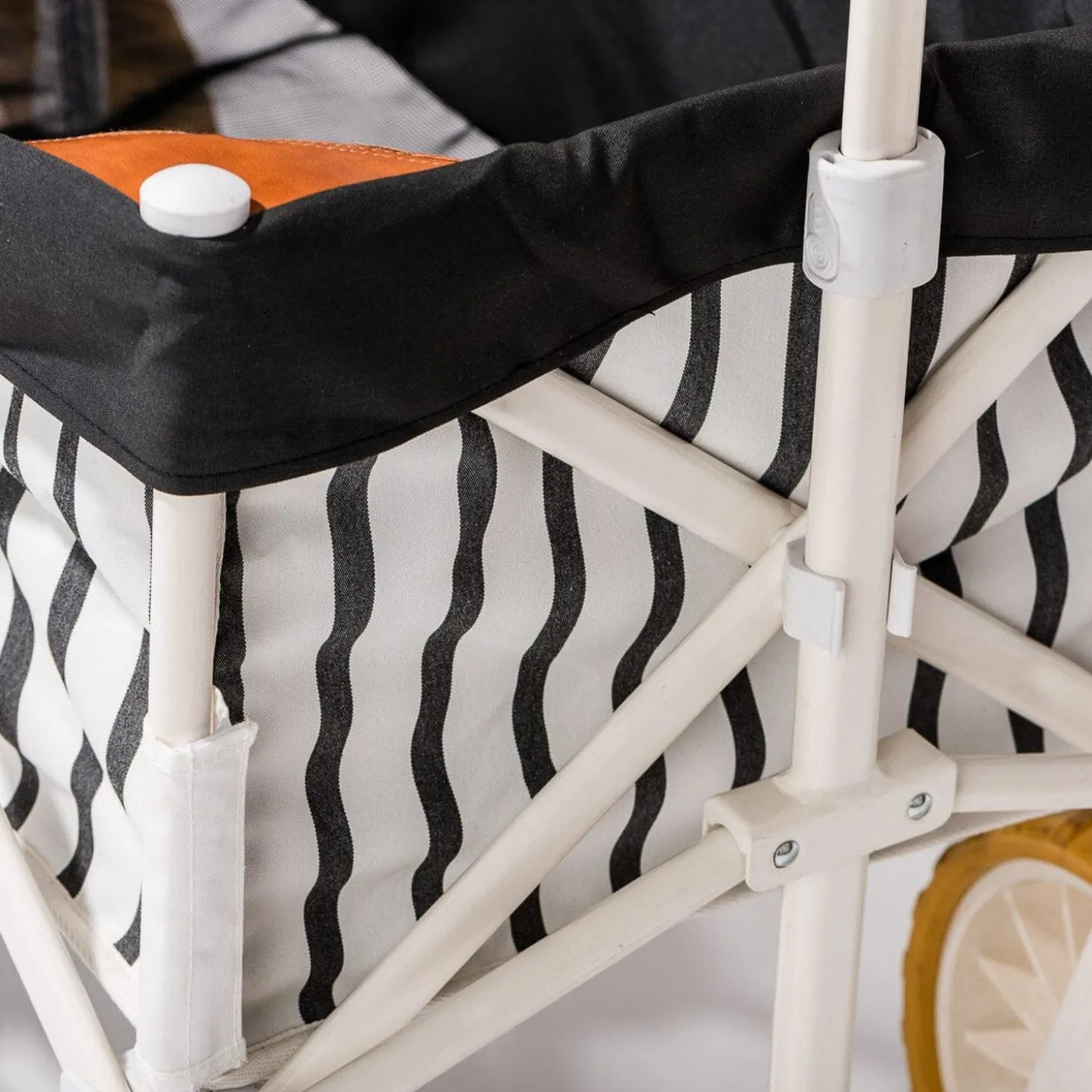 The Beach Cart - Monaco Black Stripe