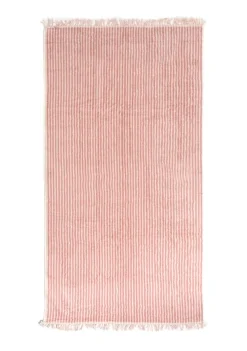 The Beach Towel - Lauren'S Pink Stripe