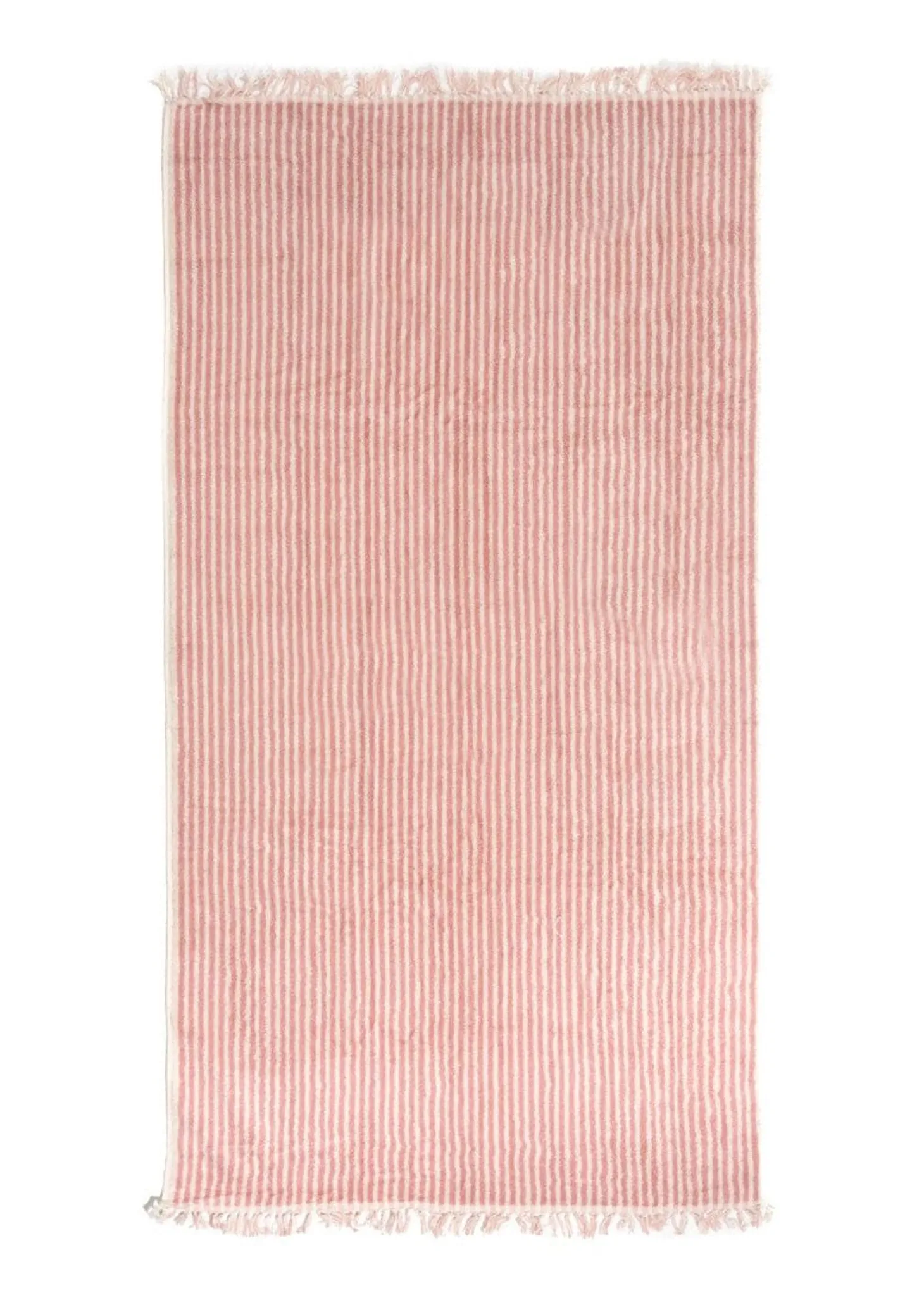 The Beach Towel - Lauren'S Pink Stripe