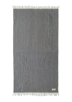 The Beach Towel - Lauren'S Navy Stripe