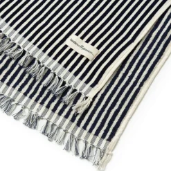 The Beach Towel - Lauren'S Navy Stripe