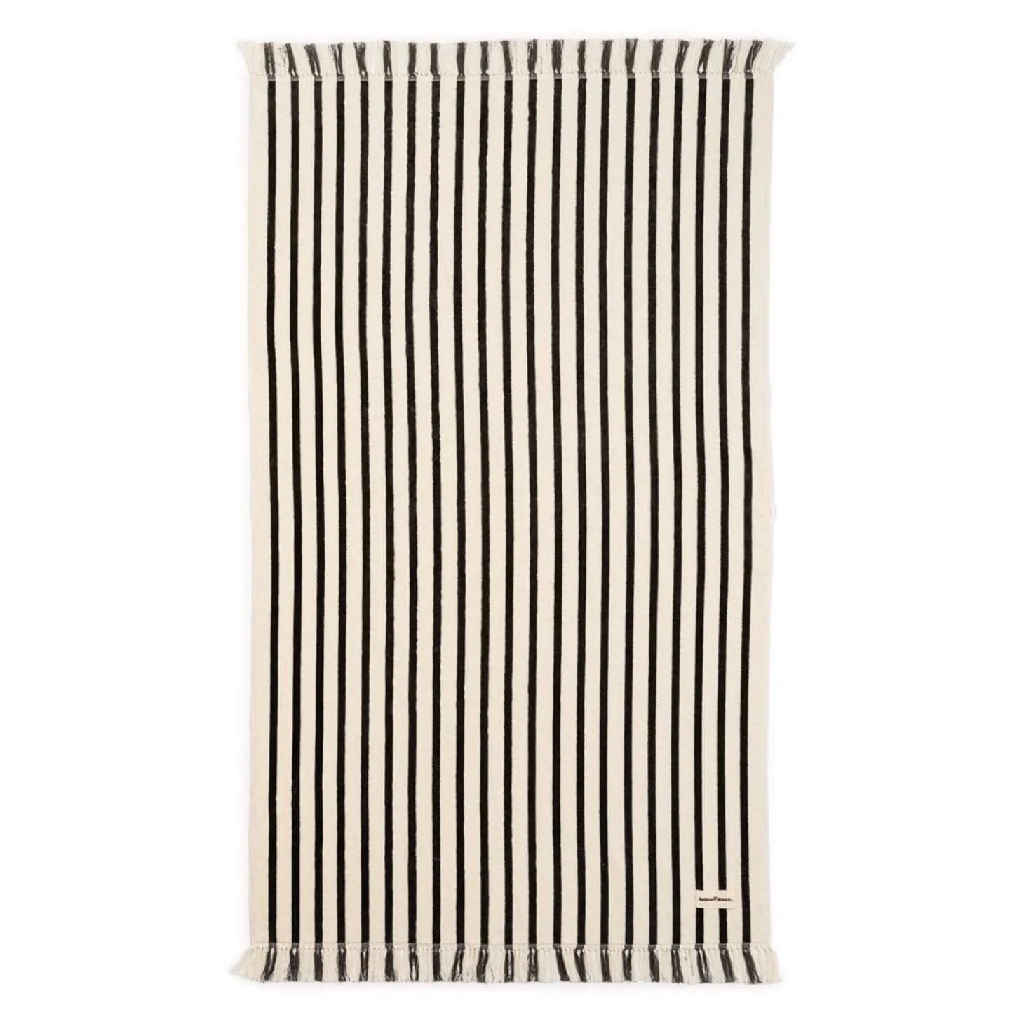 The Beach Towel - Monaco Black Stripe