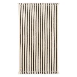 The Beach Towel - Monaco Black Stripe