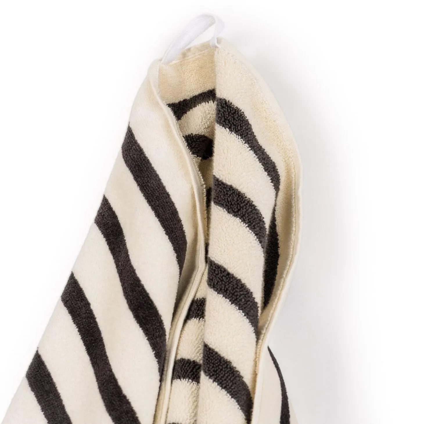 The Beach Towel - Monaco Black Stripe