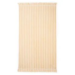 The Beach Towel - Monaco Natural Stripe