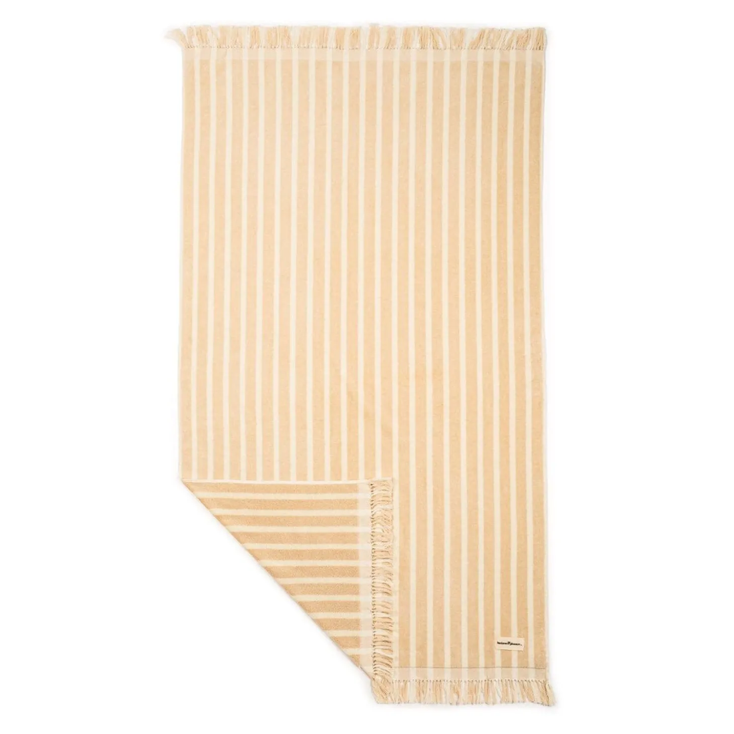 The Beach Towel - Monaco Natural Stripe