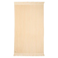 The Beach Towel - Monaco Natural Stripe