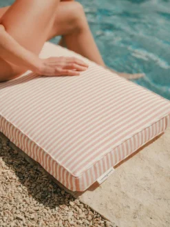The Bench Pillow - Lauren'S Pink Stripe