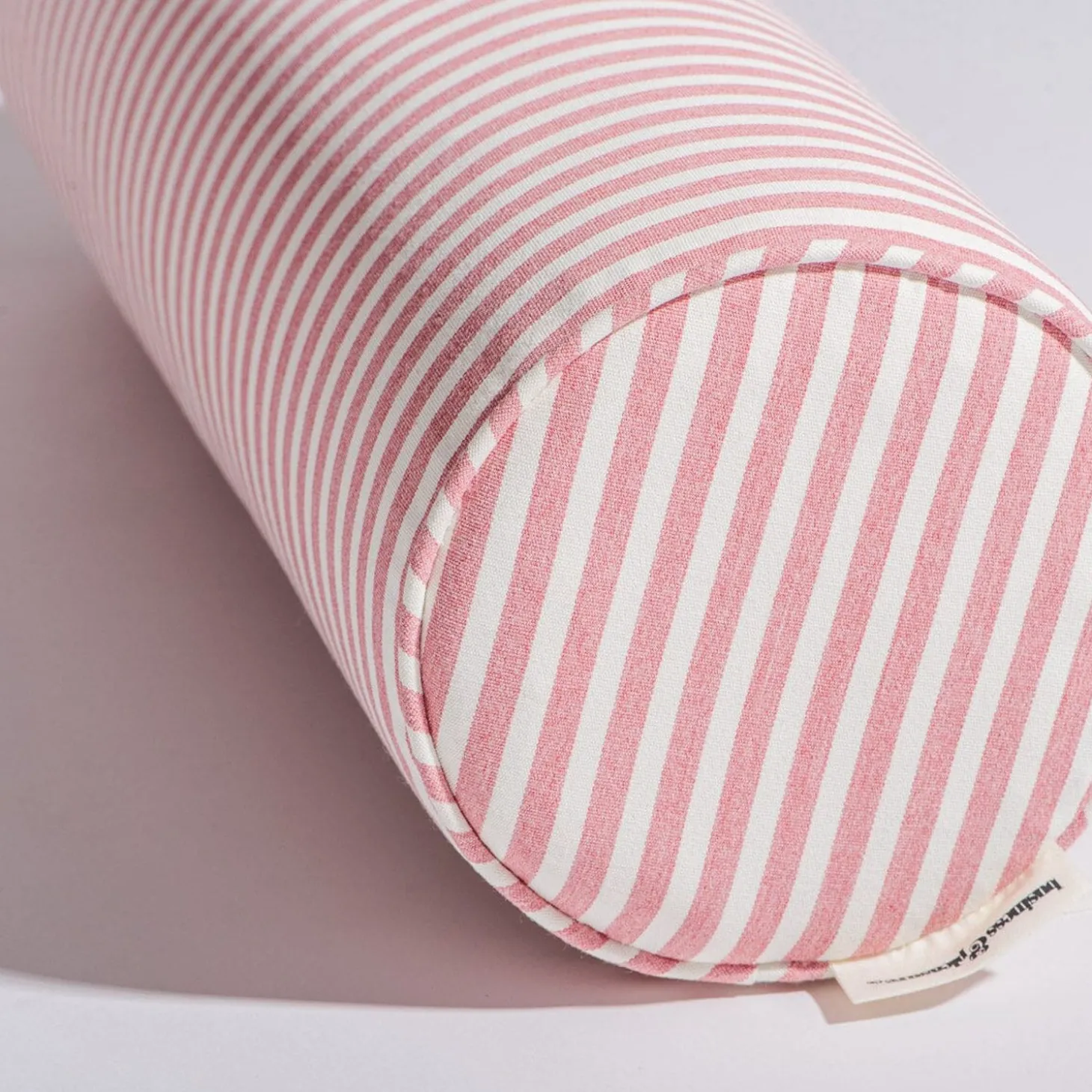 The Bolster Pillow - Laurens Pink Stripe