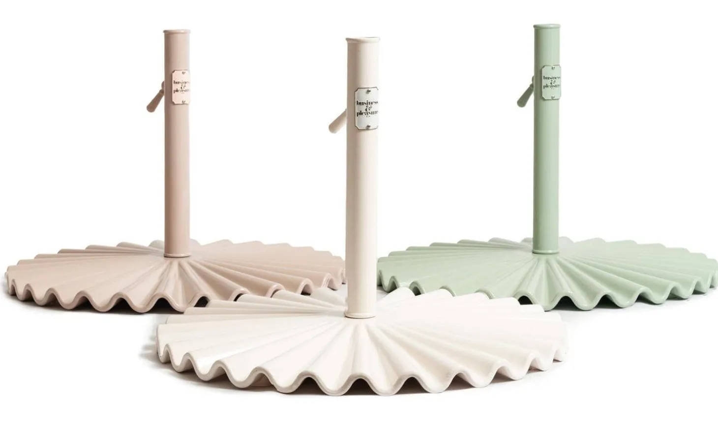 The Clamshell Base - Antique White