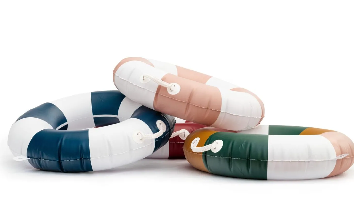 The Classic Pool Float - Small - Rivie White