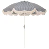 The Club Umbrella - Lauren'S Navy Stripe