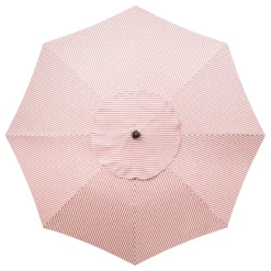 The Club Umbrella - Lauren'S Pink Stripe
