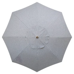 The Club Umbrella - Lauren'S Navy Stripe