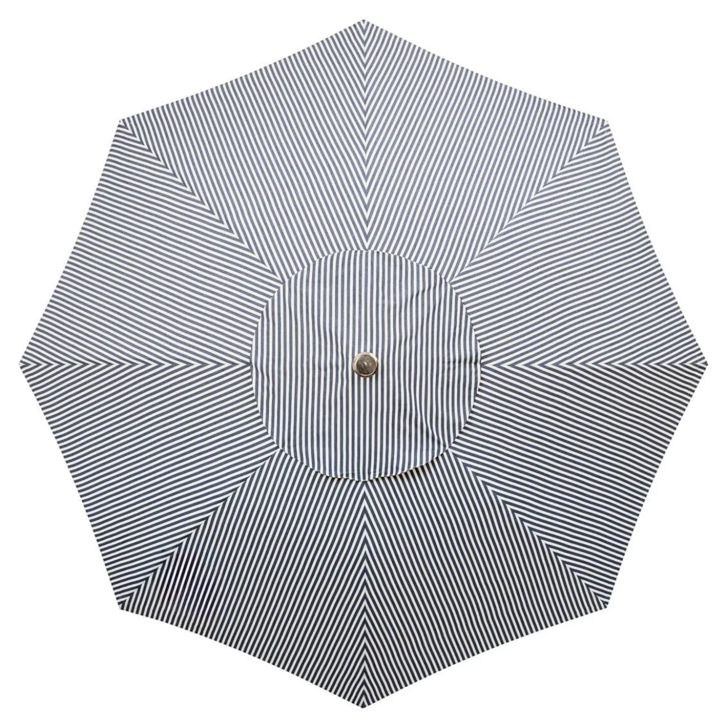 The Club Umbrella - Lauren'S Navy Stripe