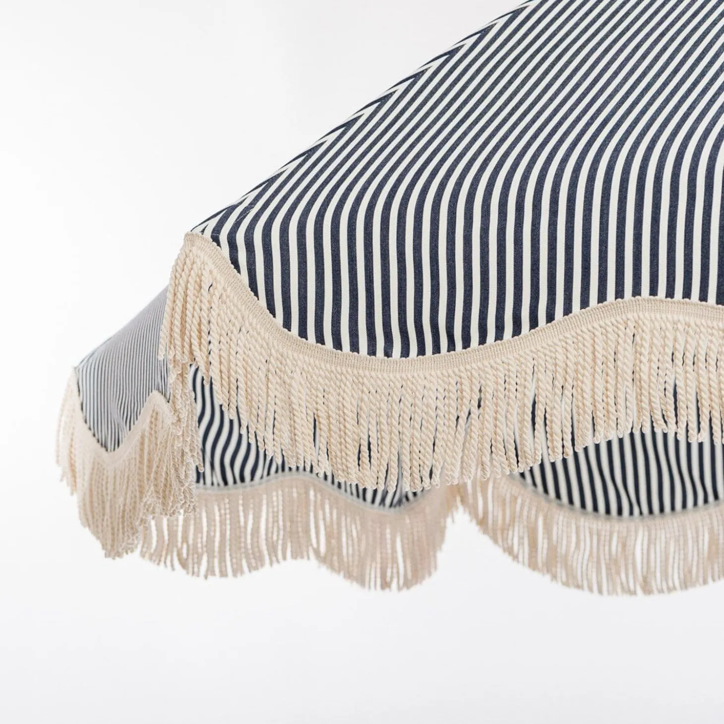 The Club Umbrella - Lauren'S Navy Stripe