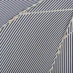 The Club Umbrella - Lauren'S Navy Stripe