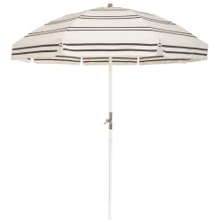 The Club Umbrella - Malibu Black Stripe