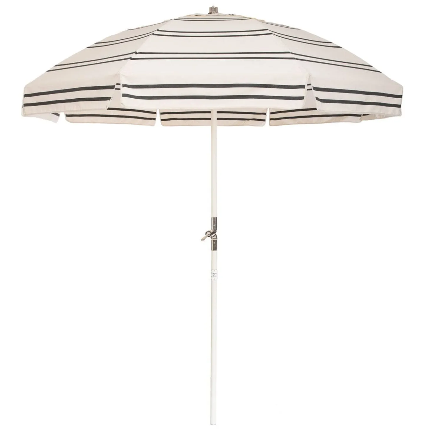 The Club Umbrella - Malibu Black Stripe