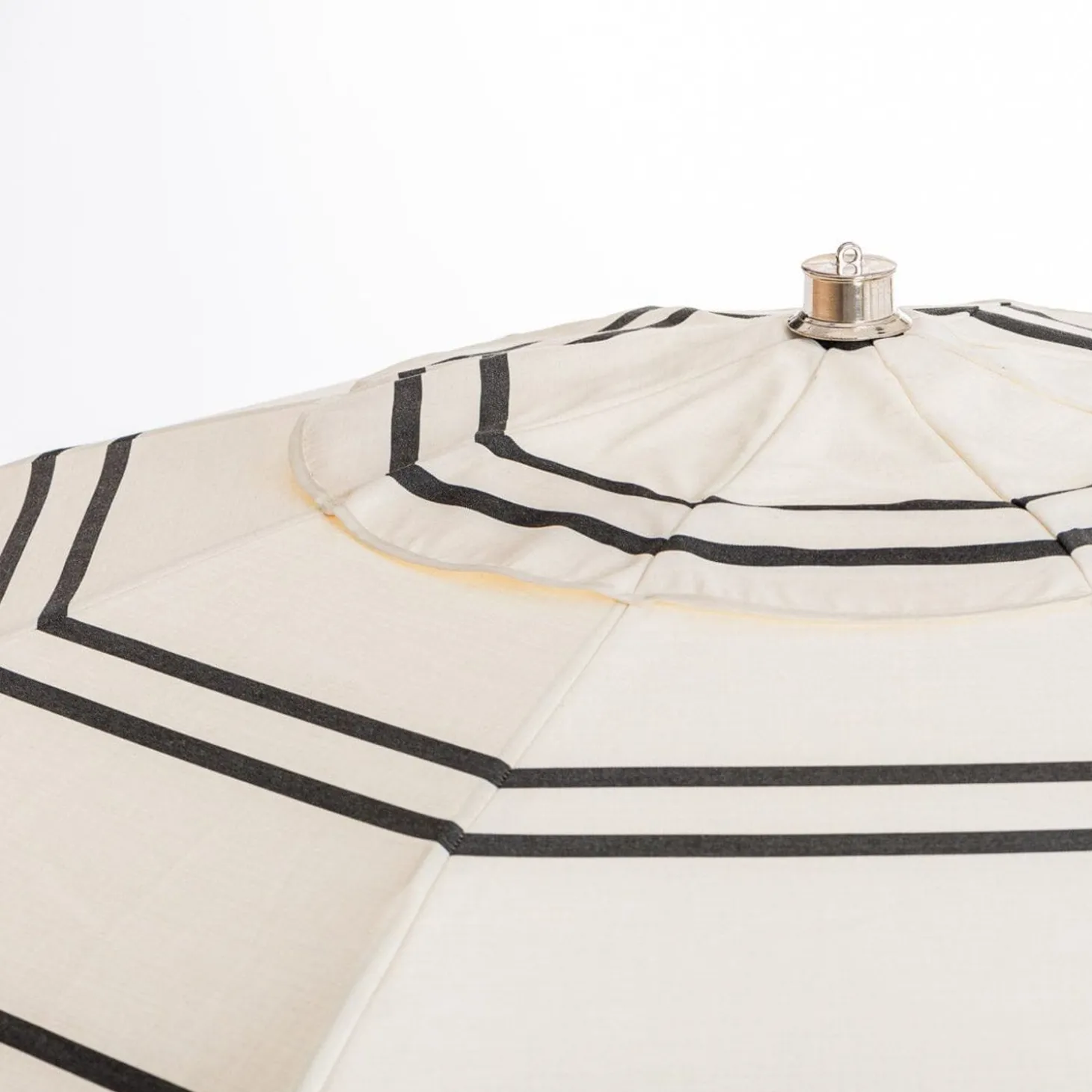 The Club Umbrella - Malibu Black Stripe