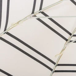 The Club Umbrella - Malibu Black Stripe