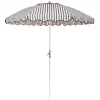 The Club Umbrella - Monaco Black Stripe