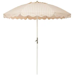 The Club Umbrella - Monaco Natural Stripe