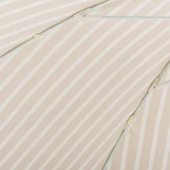 The Club Umbrella - Monaco Natural Stripe