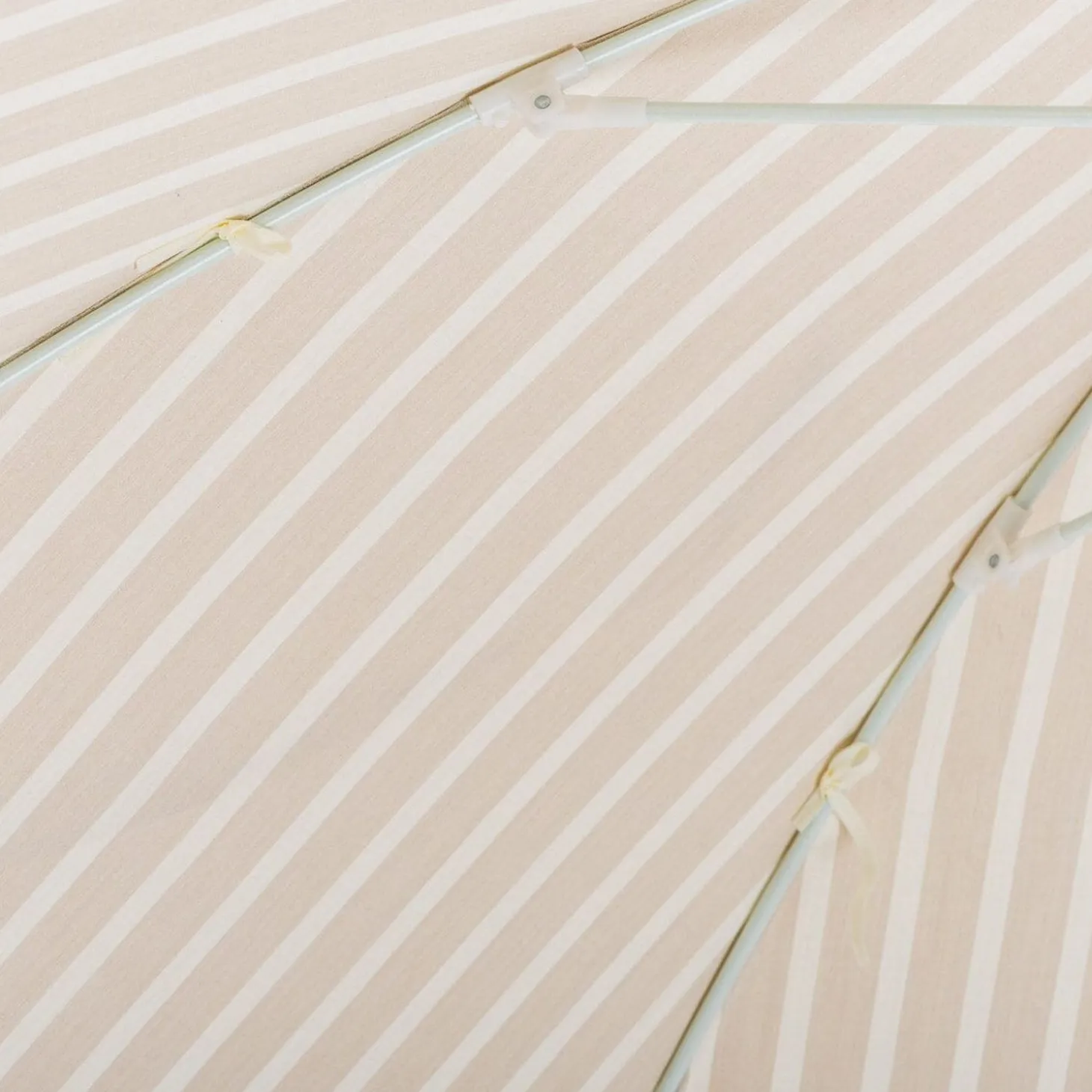 The Club Umbrella - Monaco Natural Stripe