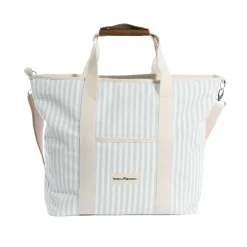 The Cooler Tote Bag - Lauren'S Sage Stripe