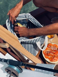 The Cooler Tote Bag - Lauren'S Navy Stripe