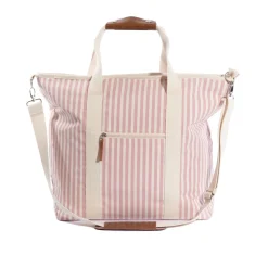The Cooler Tote Bag - Lauren'S Pink Stripe