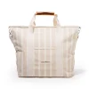 The Cooler Tote Bag - Monaco Natural Stripe