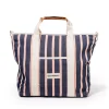 The Cooler Tote Bag - Monaco Navy And Pink Stripe