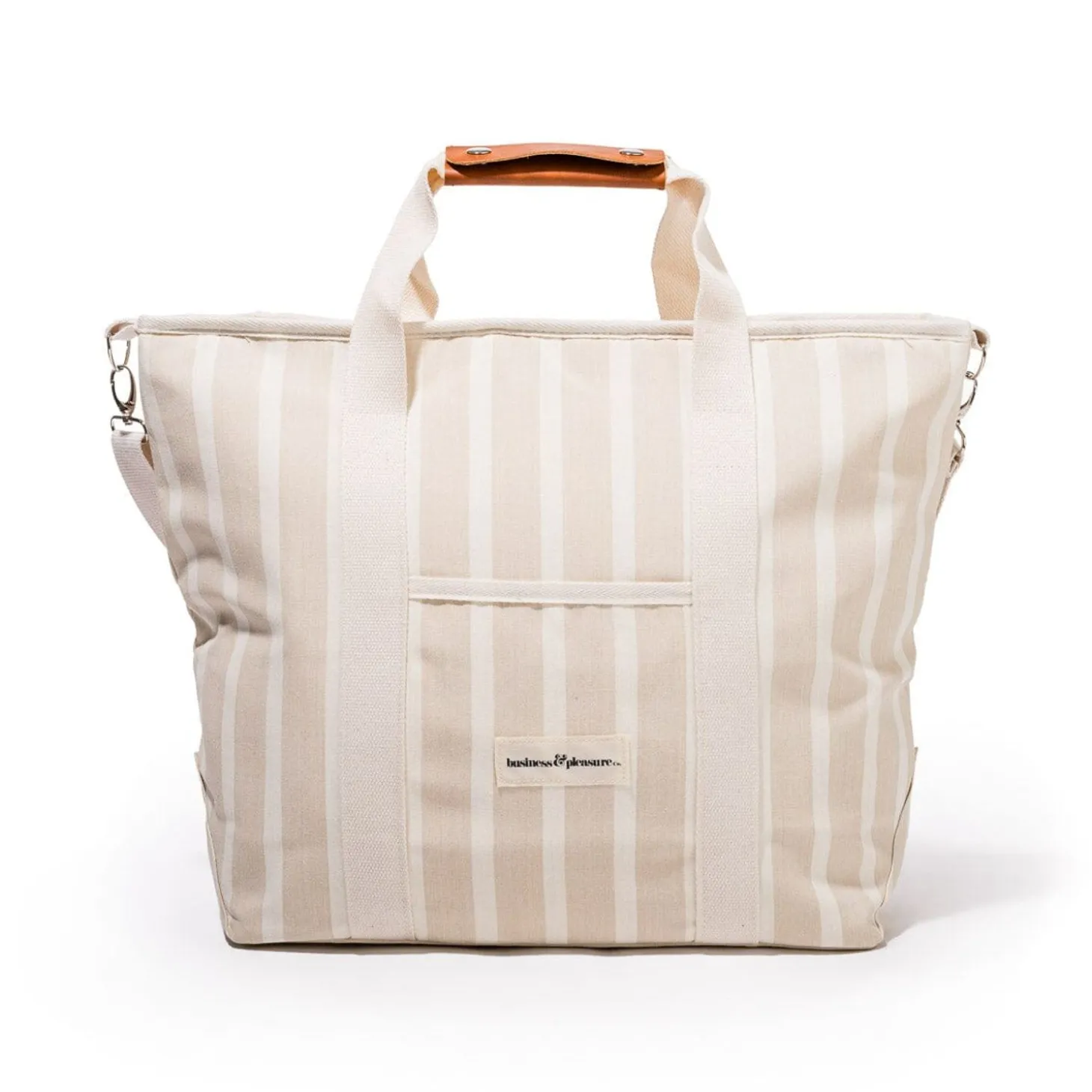 The Cooler Tote Bag - Monaco Natural Stripe