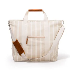 The Cooler Tote Bag - Monaco Natural Stripe