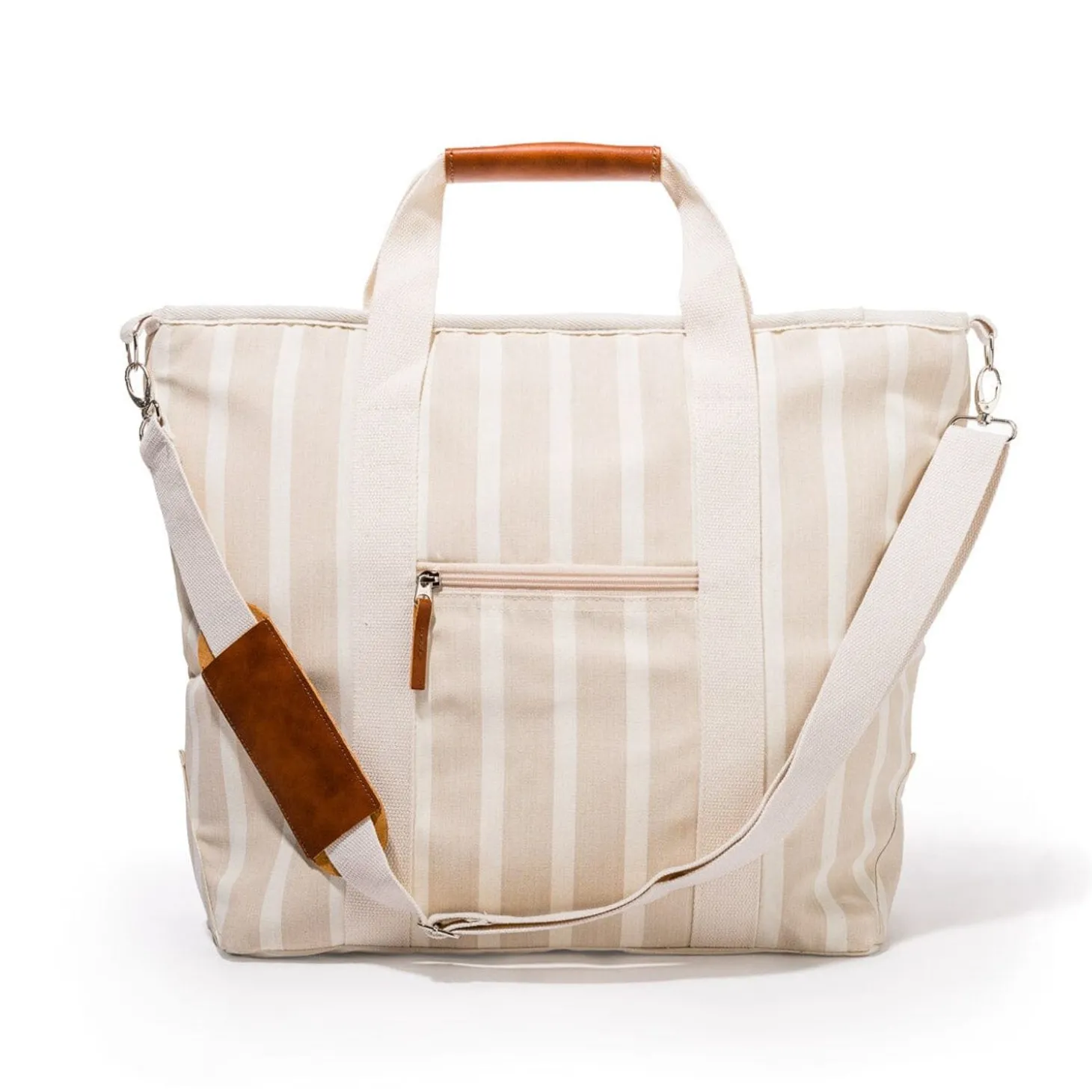 The Cooler Tote Bag - Monaco Natural Stripe