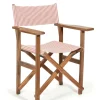 The Directors Chair - Table Height - Lauren'S Pink Stripe