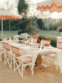 The Directors Chair - Table Height - Rivie Pink