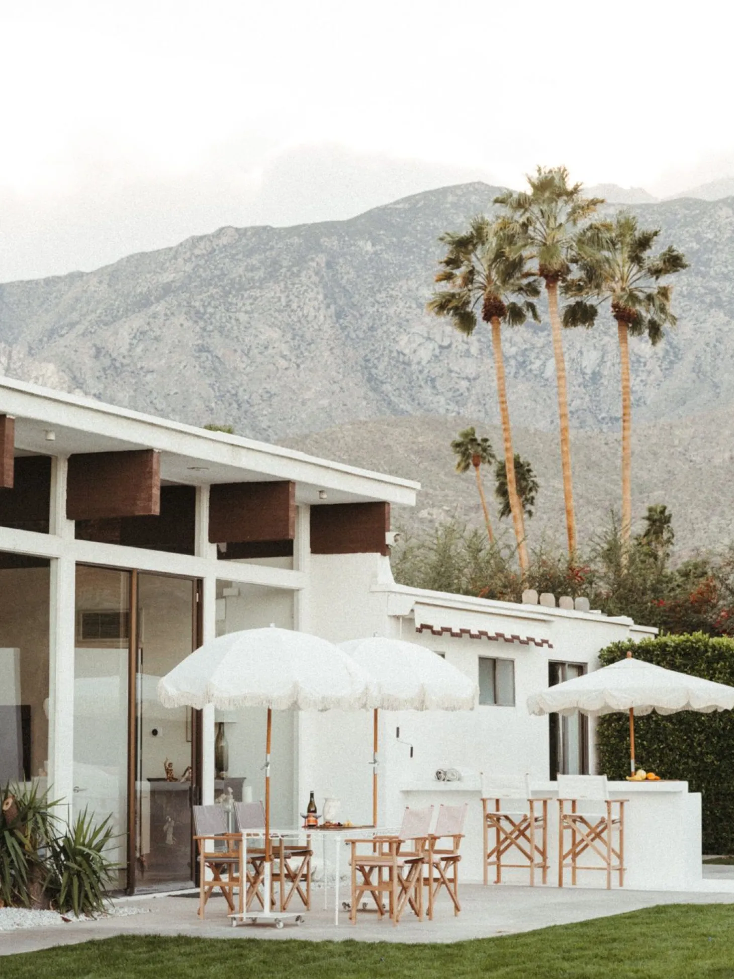 The Directors Chair - Table Height - Lauren'S Pink Stripe