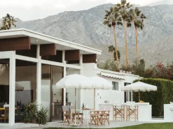 The Directors Chair - Table Height - Lauren'S Pink Stripe