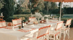 The Directors Chair - Table Height - Rivie Pink