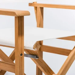 The Directors Chair - Table Height - Antique White