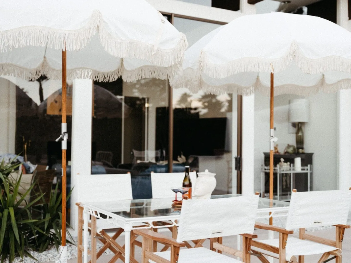 The Directors Chair - Table Height - Antique White