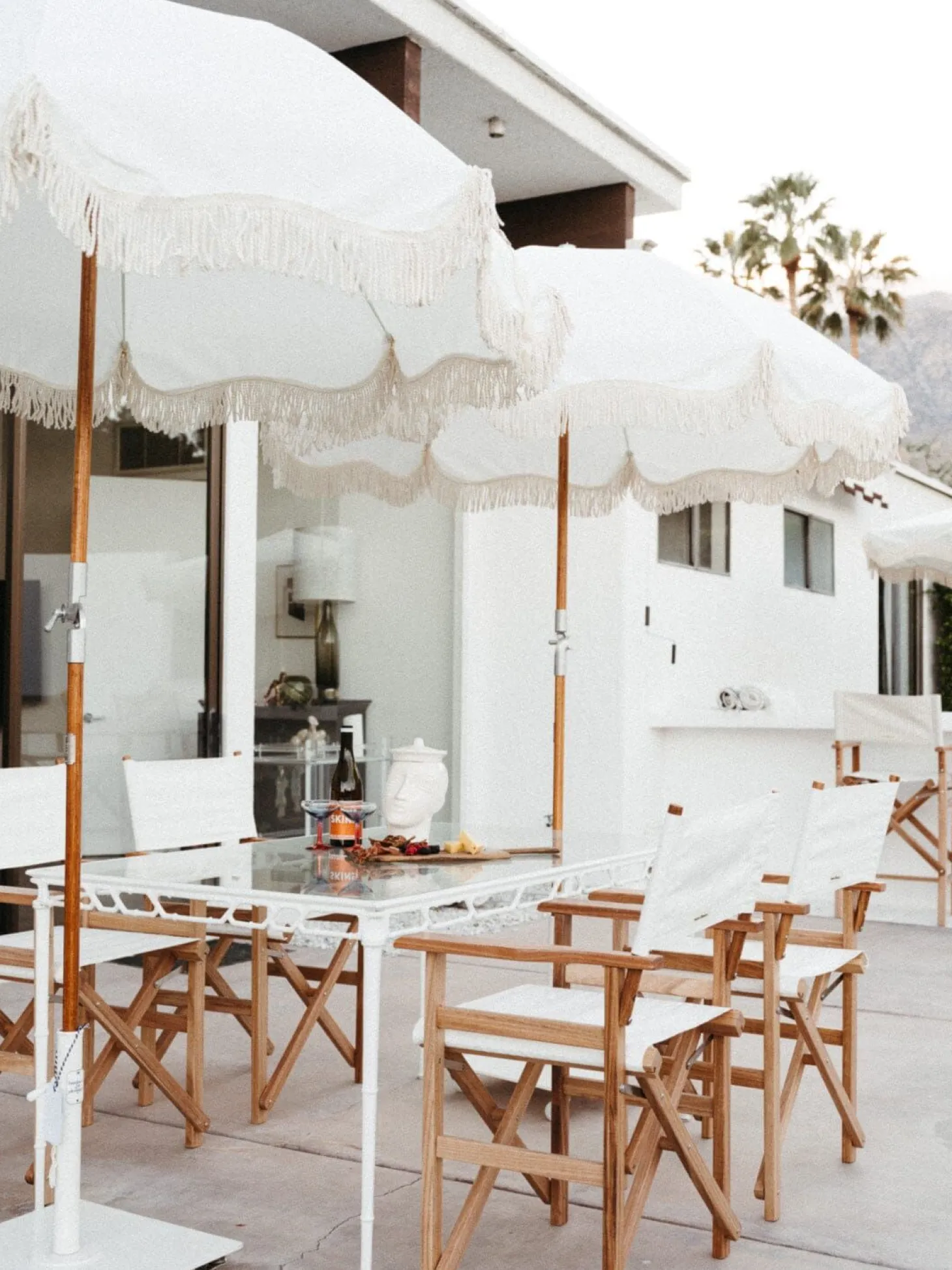 The Directors Chair - Table Height - Antique White